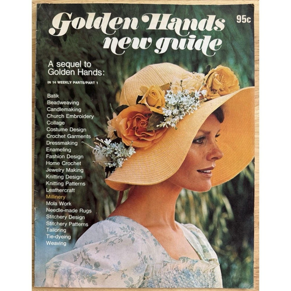 GOLDEN HANDS (New Guide) MAGAZINE Part 1 ~ Multiple Sewing Projects ~ Vintage